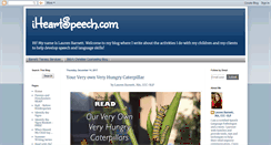 Desktop Screenshot of iheartspeech.com